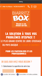 Mobile Screenshot of biarritz-box.com